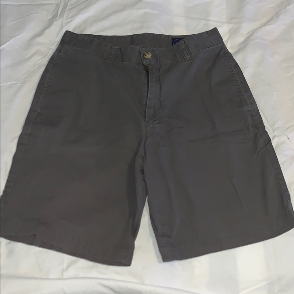 Vineyard Vines Mens Dark Grey Khaki Shorts Size 30